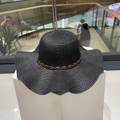 CEL1NE フリル麦わら帽子【50％割引+送料無料】