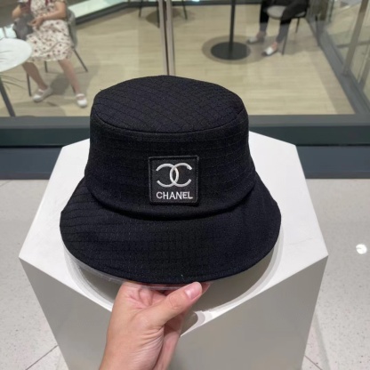 CHANE1 ダブルCロゴ バケットハット【50％割引+送料無料】