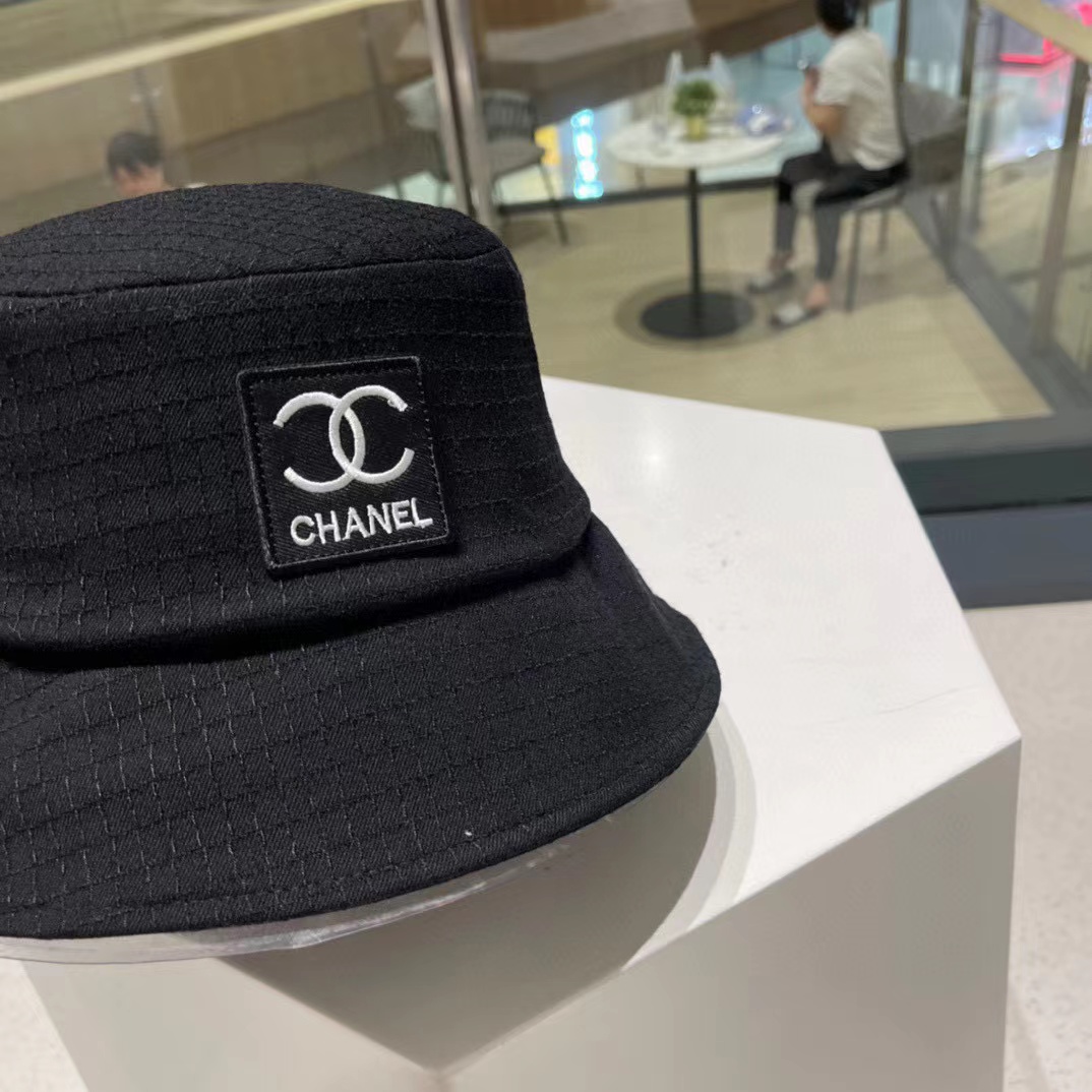 CHANE1 ダブルCロゴ バケットハット【50％割引+送料無料】