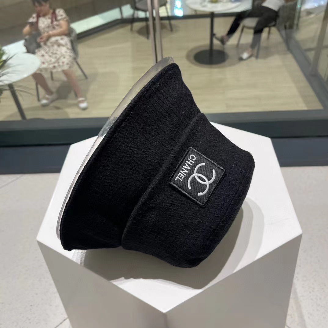 CHANE1 ダブルCロゴ バケットハット【50％割引+送料無料】