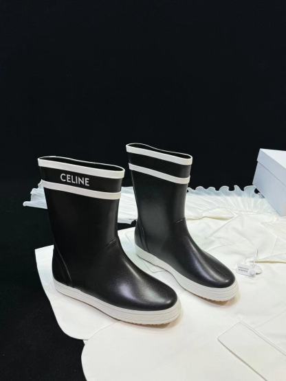 CEL1NE 高品質シンプルレインブーツ【50％割引+送料無料】