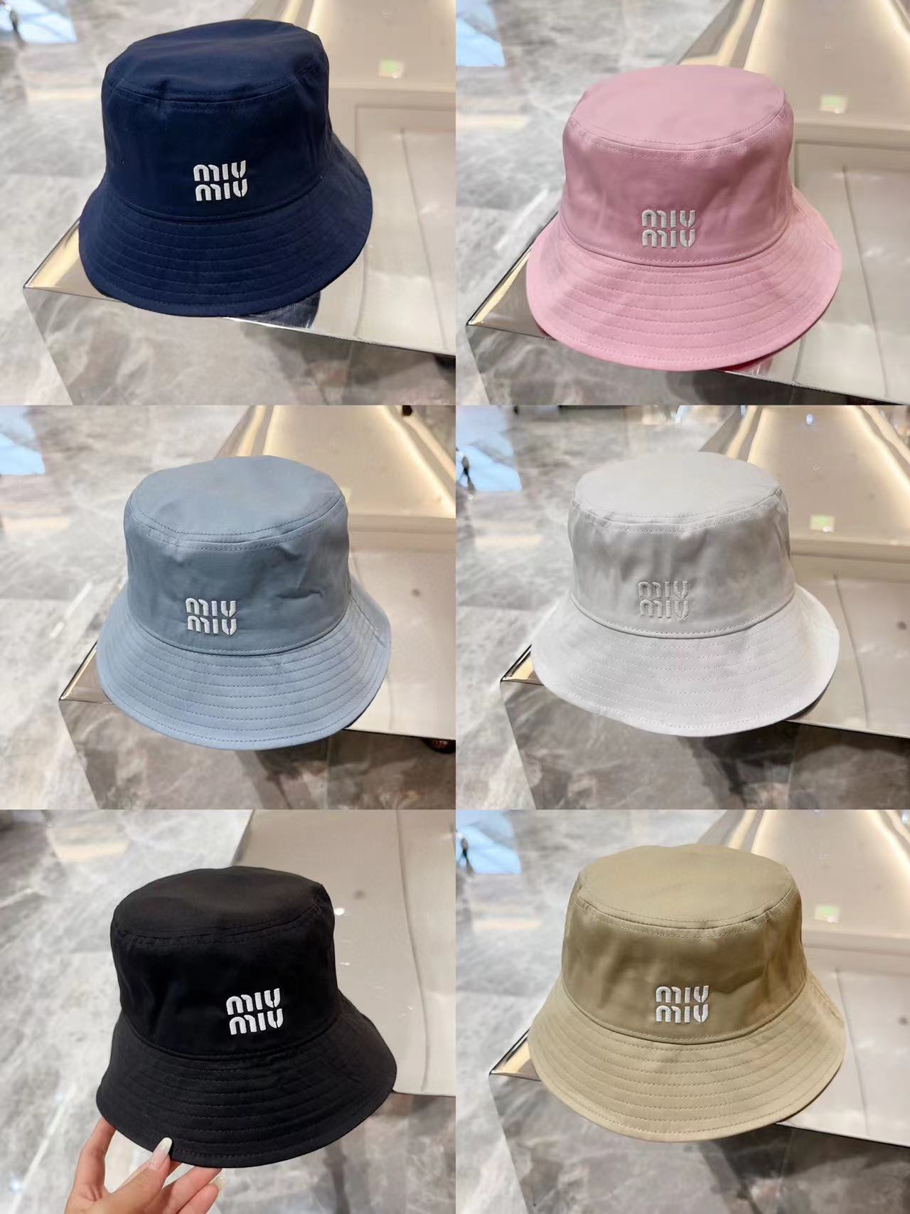 M1UM1U シンプルレターバケットハット【50％割引+送料無料】