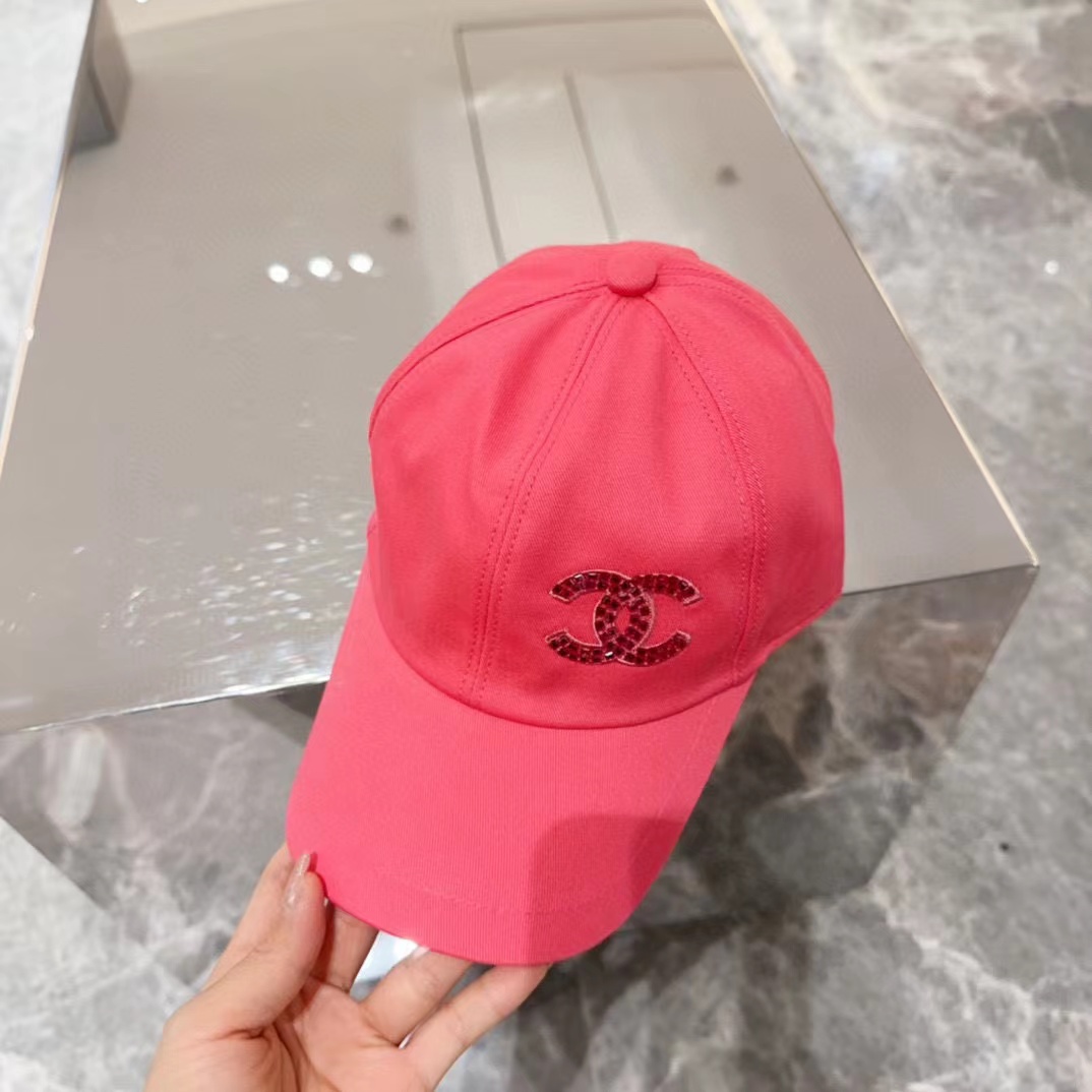 CHANE1 ダブルCロゴ ベースボールキャップ【50％割引+送料無料】