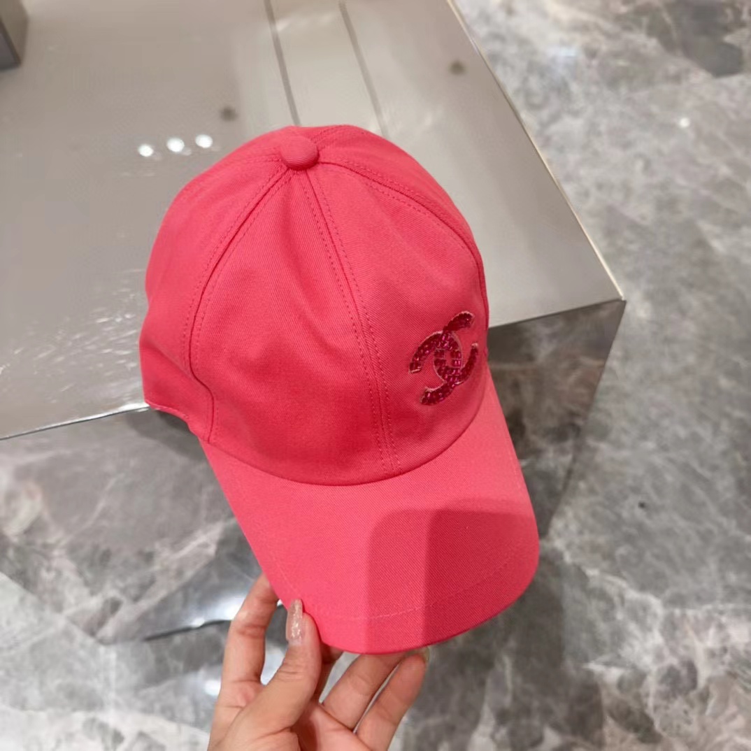 CHANE1 ダブルCロゴ ベースボールキャップ【50％割引+送料無料】