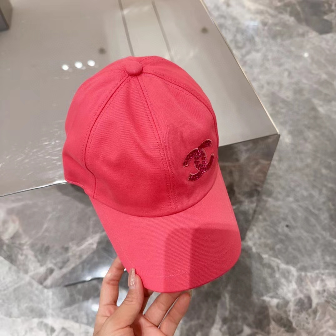 CHANE1 ダブルCロゴ ベースボールキャップ【50％割引+送料無料】