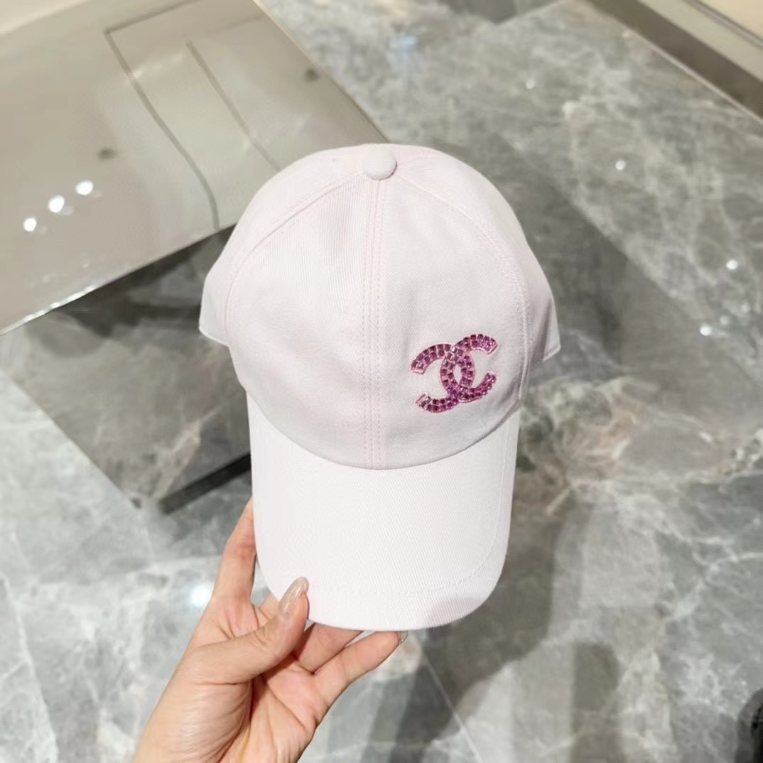 CHANE1 ダブルCロゴ ベースボールキャップ【50％割引+送料無料】