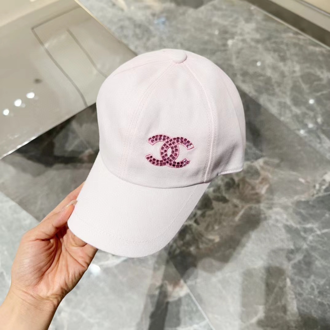 CHANE1 ダブルCロゴ ベースボールキャップ【50％割引+送料無料】