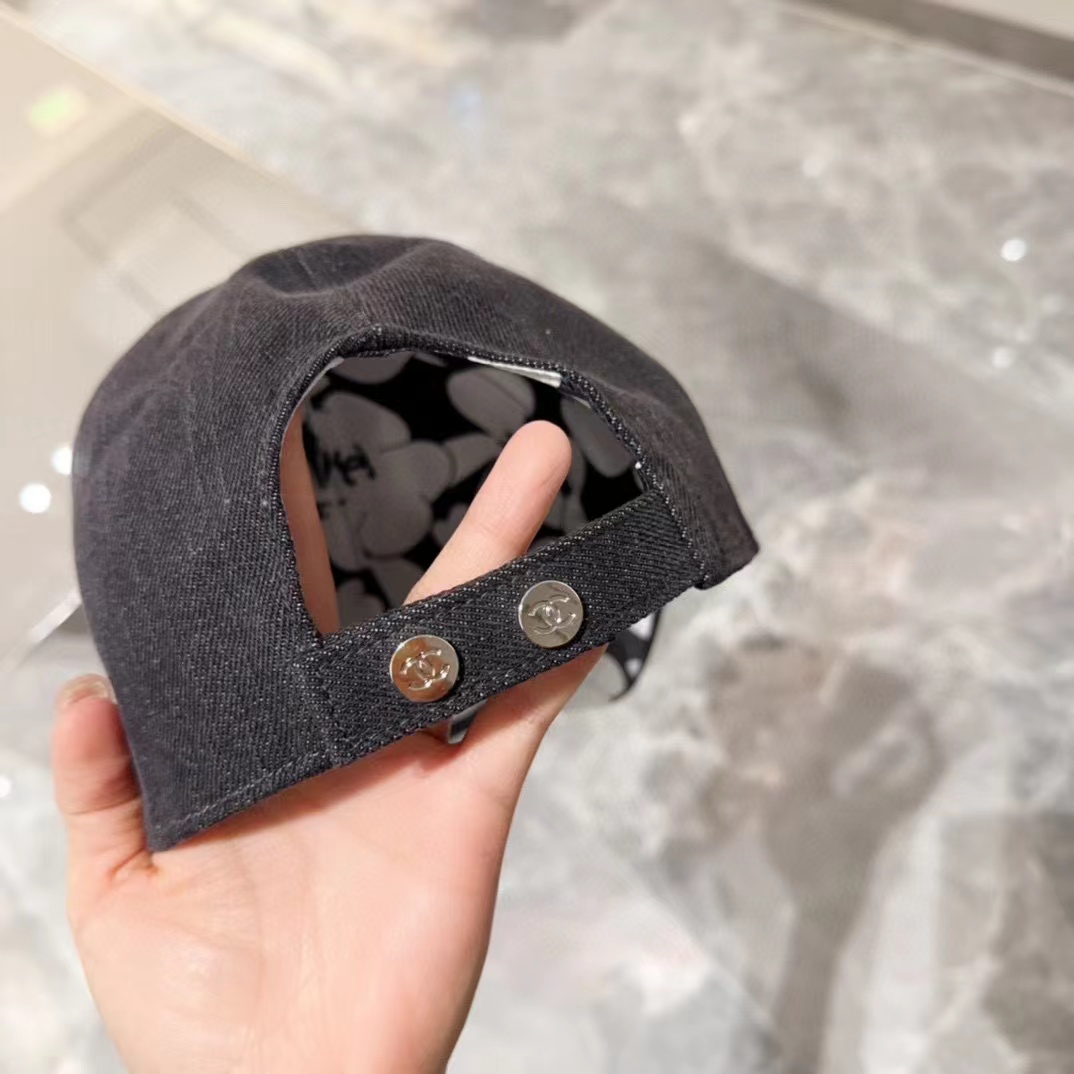 CHANE1 ダブルCロゴ ベースボールキャップ【50％割引+送料無料】