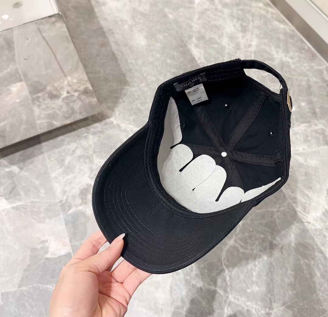 CHANE1 ダブルCロゴ ベースボールキャップ【50％割引+送料無料】