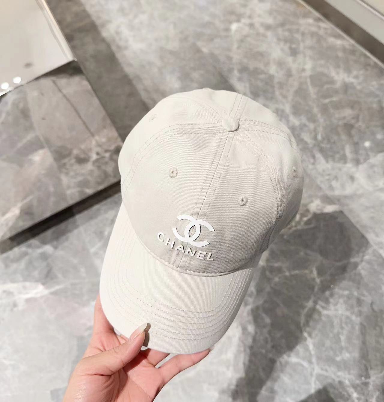 CHANE1 ダブルCロゴ ベースボールキャップ【50％割引+送料無料】