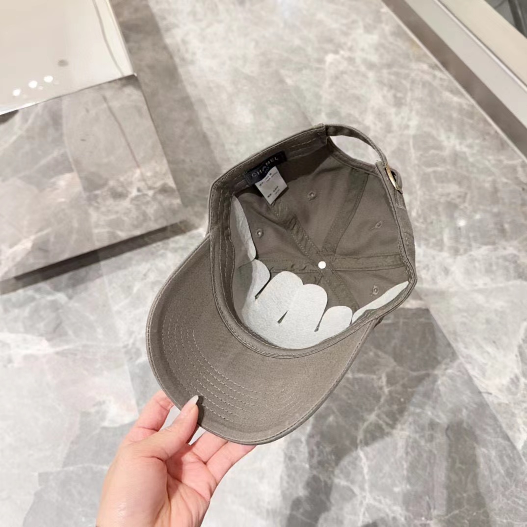 CHANE1 ダブルCロゴ ベースボールキャップ【50％割引+送料無料】