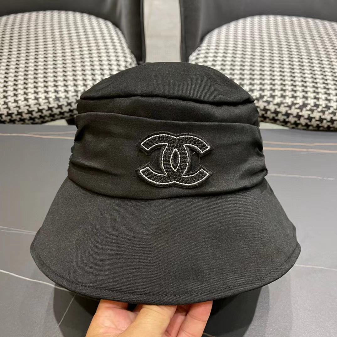 CHANE1 ダブルC ラージロゴ バケットハット【50％割引+送料無料】