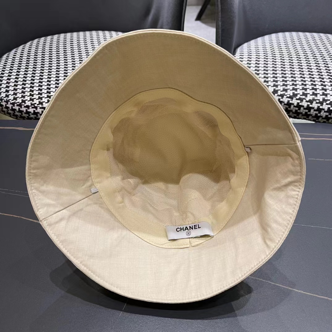 CHANE1 ダブルC ラージロゴ バケットハット【50％割引+送料無料】