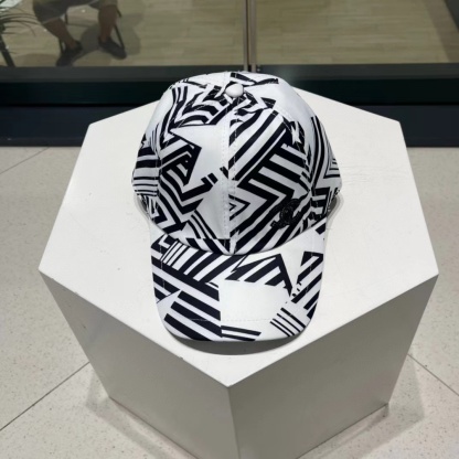 CHANE1 プリント ダブル C ロゴ ベースボール キャップ【50％割引+送料無料】