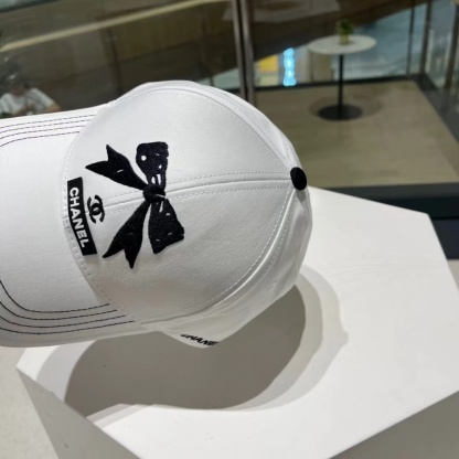 CHANE1 ボウ ベースボール キャップ【50％割引+送料無料】