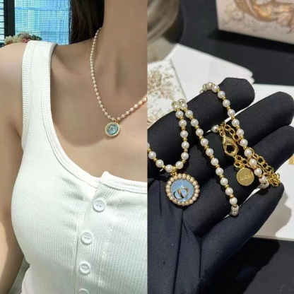 DI0R CD パールネックレス【50％割引+送料無料】