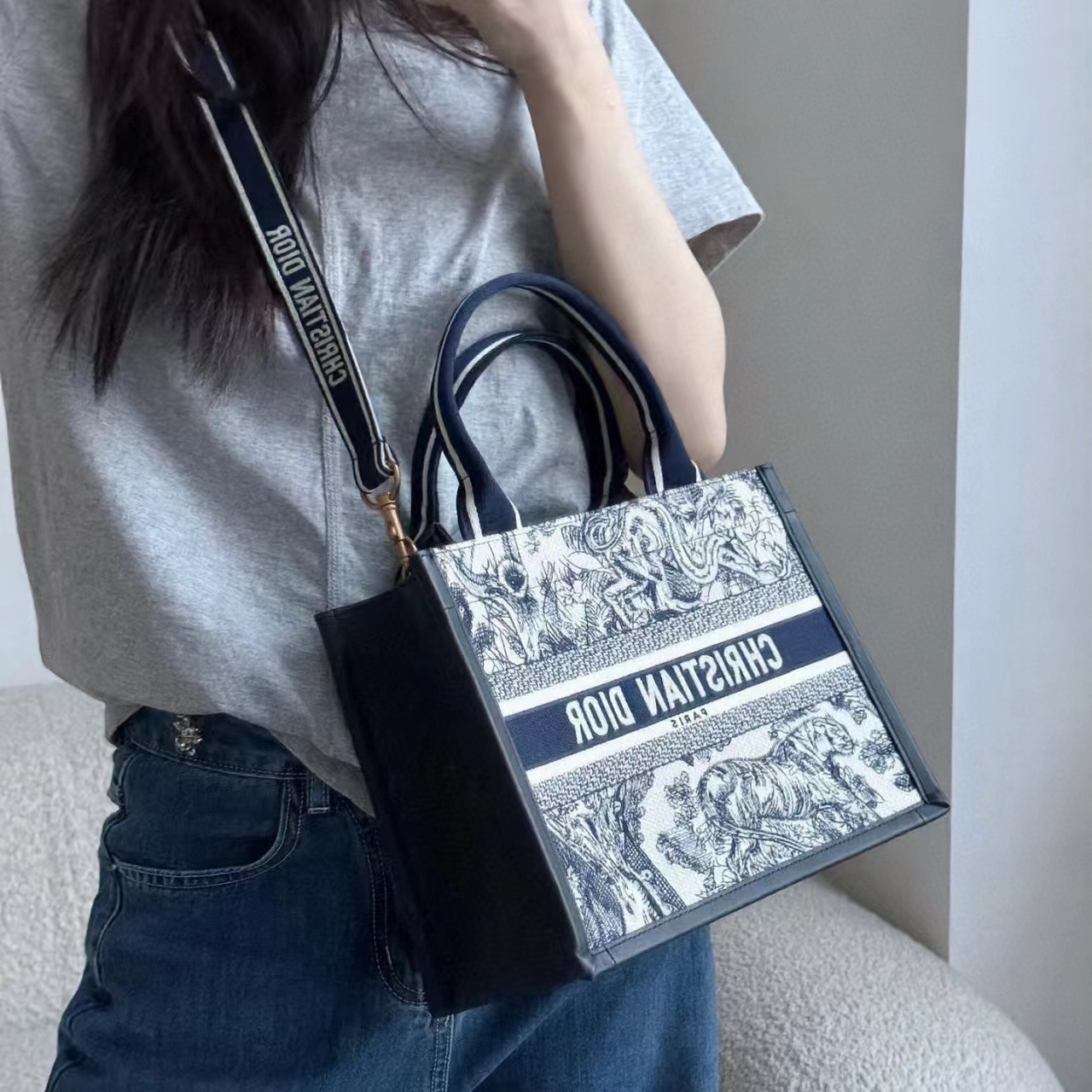 DI0R book tote ハンドバッグ【50％割引+送料無料】