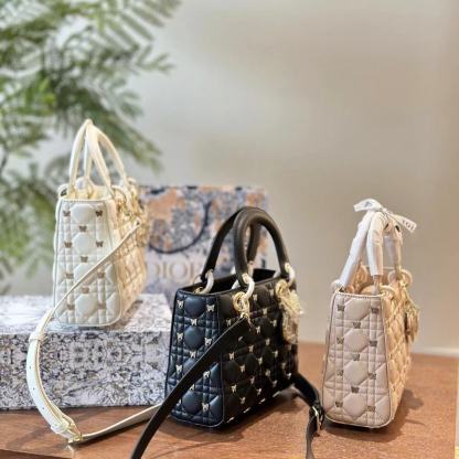 DI0R Lady バタフライハンドバッグ【50％割引+送料無料】