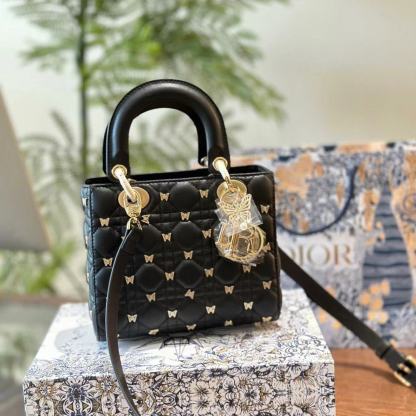 DI0R Lady バタフライハンドバッグ【50％割引+送料無料】