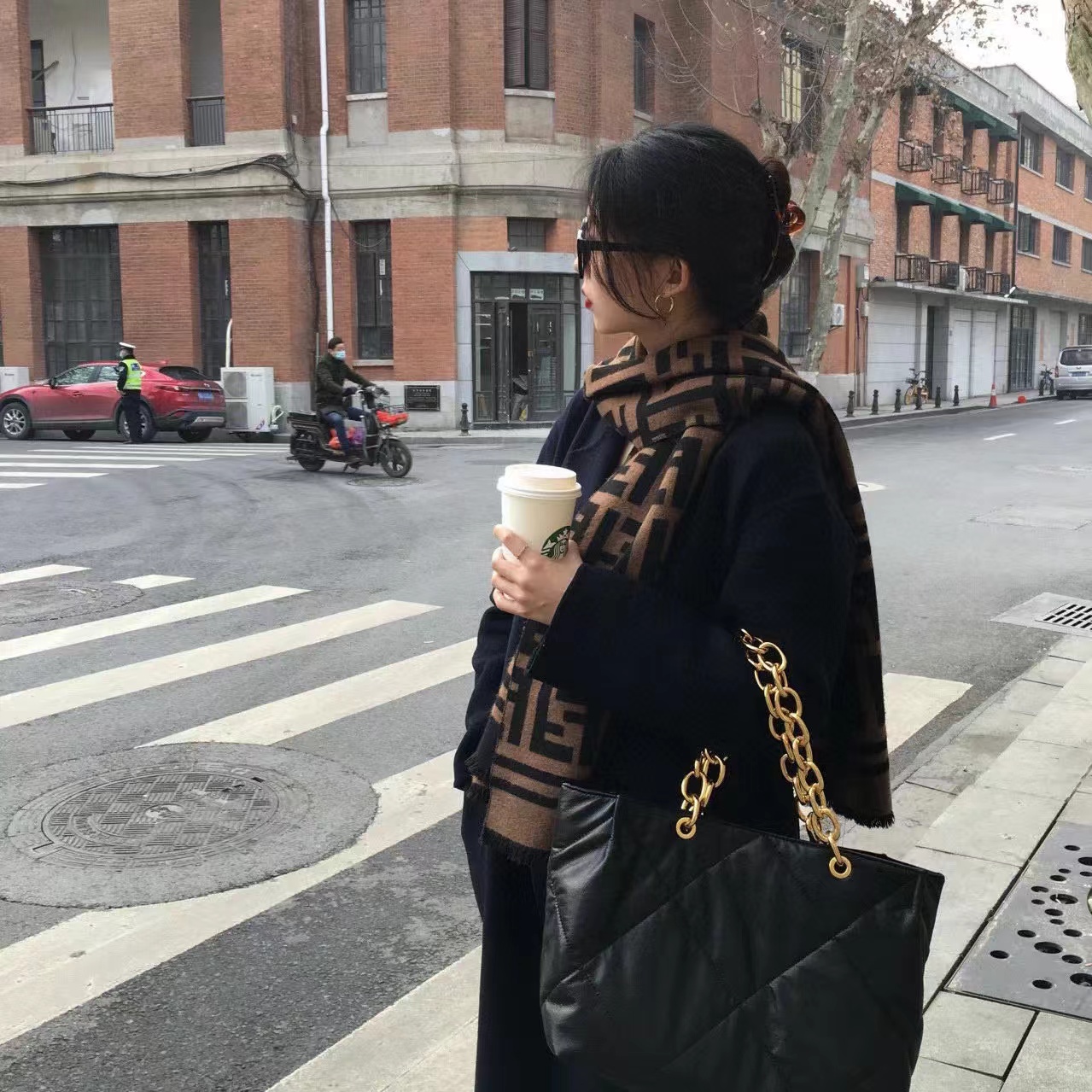 FEND1 FF カシミアスカーフ【50％割引+送料無料】