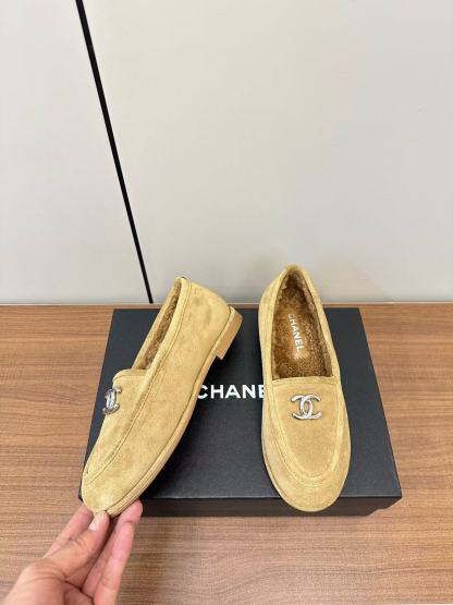 CHANE1 高品質ラムウールローファー【50％割引+送料無料】