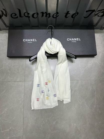 CHANE1 カラフルロゴスカーフ【50％割引+送料無料】