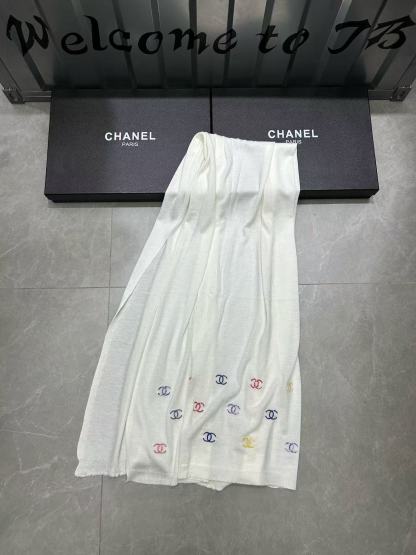 CHANE1 カラフルロゴスカーフ【50％割引+送料無料】