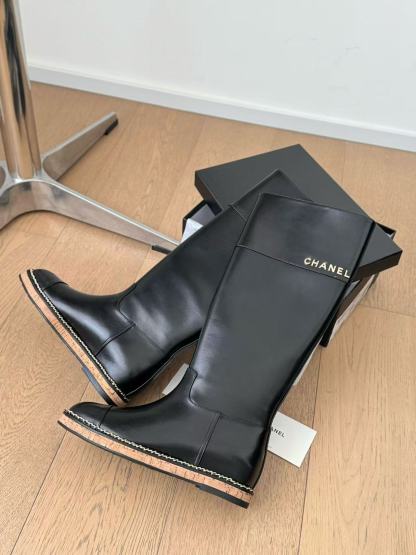 CHANE1 高級牛革チェーンレターシンプルショートブーツ/ブーツ【50％割引+送料無料】