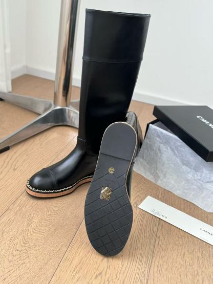 CHANE1 高級牛革チェーンレターシンプルショートブーツ/ブーツ【50％割引+送料無料】