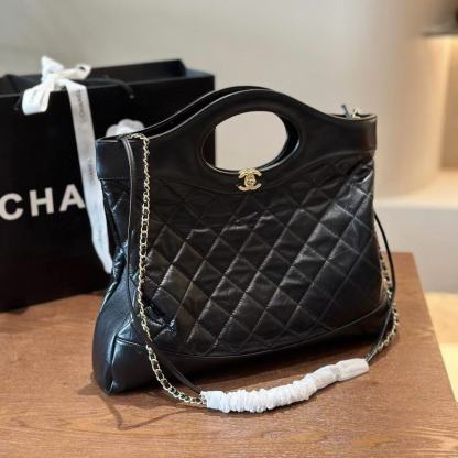 CHANE1 牛革チェーンショッピングバッグ【50％割引+送料無料】