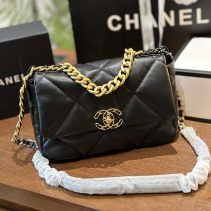 CHANE1 シープスキン ダブル C ロゴ チェーン ショルダー クロスボディバッグ【50％割引+送料無料】