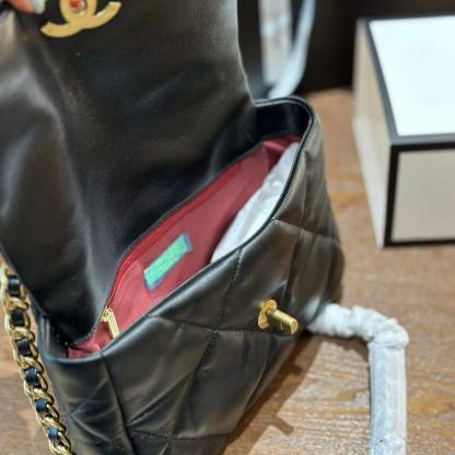 CHANE1 シープスキン ダブル C ロゴ チェーン ショルダー クロスボディバッグ【50％割引+送料無料】