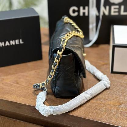 CHANE1 シープスキン ダブル C ロゴ チェーン ショルダー クロスボディバッグ【50％割引+送料無料】