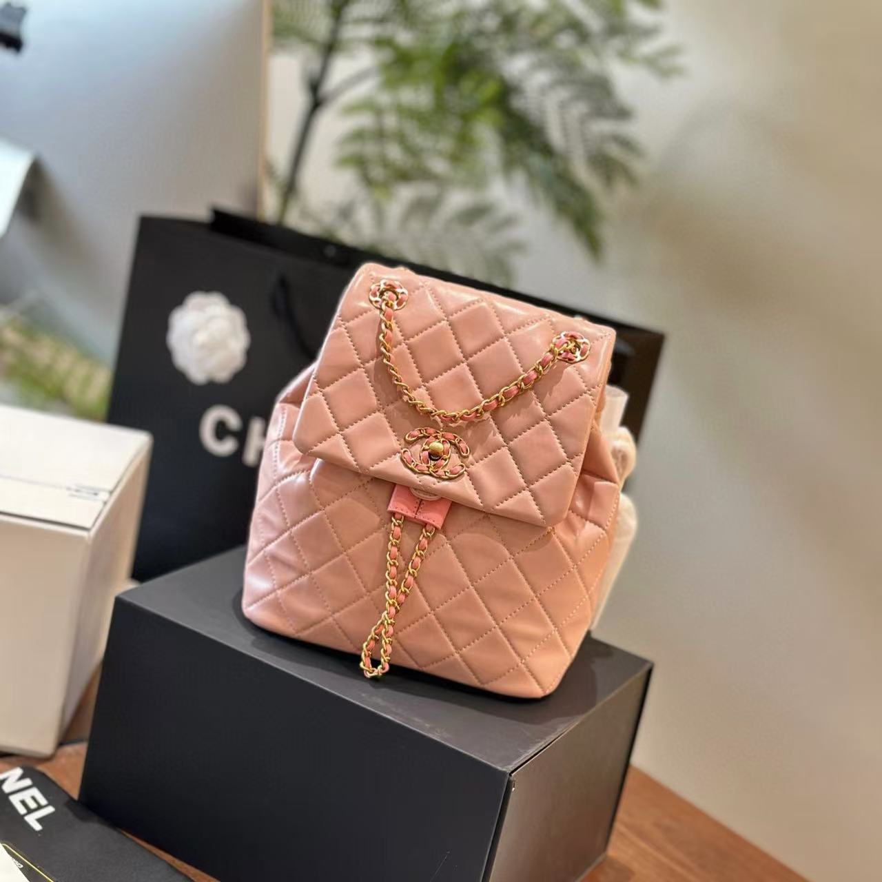 CHANE1 CF フラップ チェーン バックパック【50％割引+送料無料】