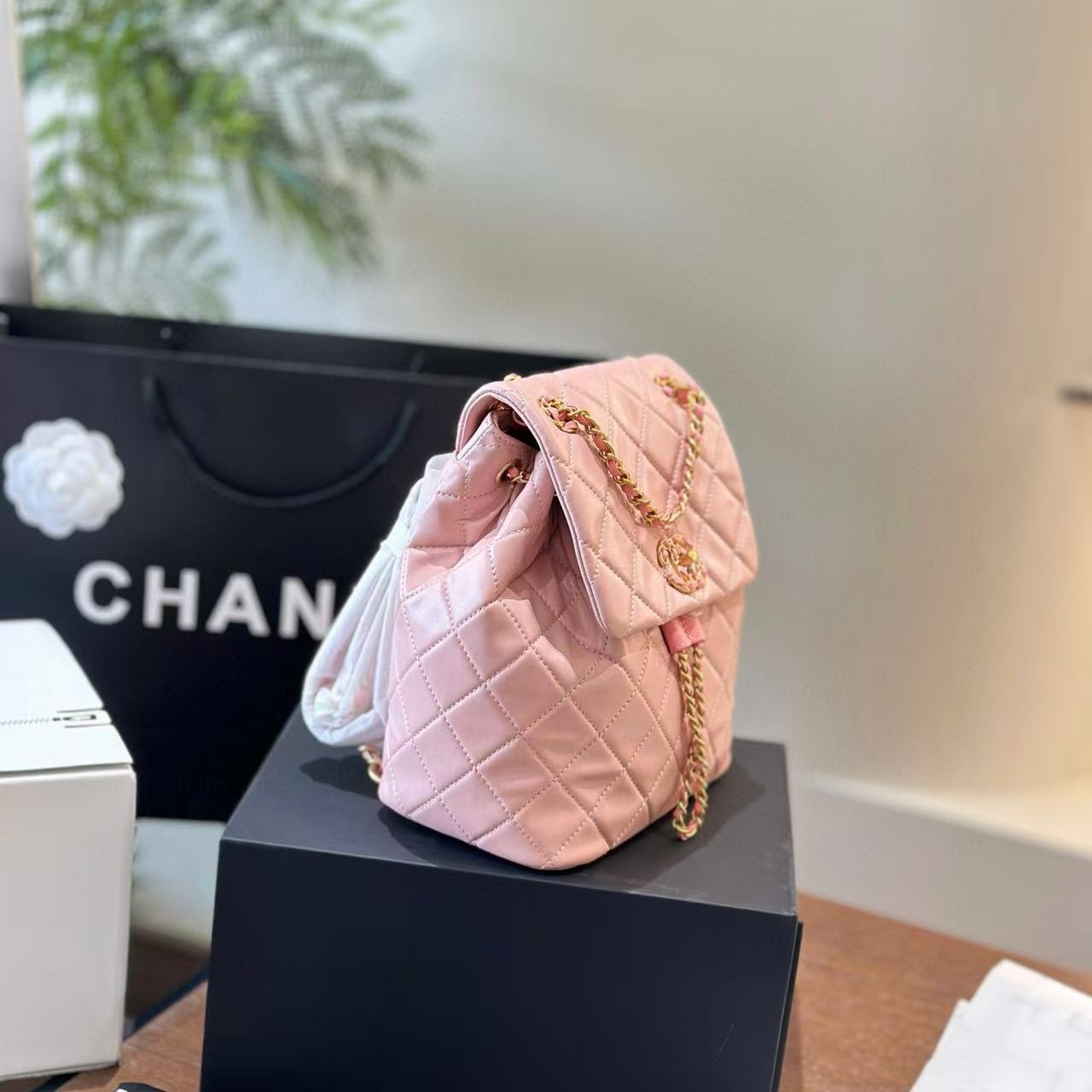 CHANE1 CF フラップ チェーン バックパック【50％割引+送料無料】