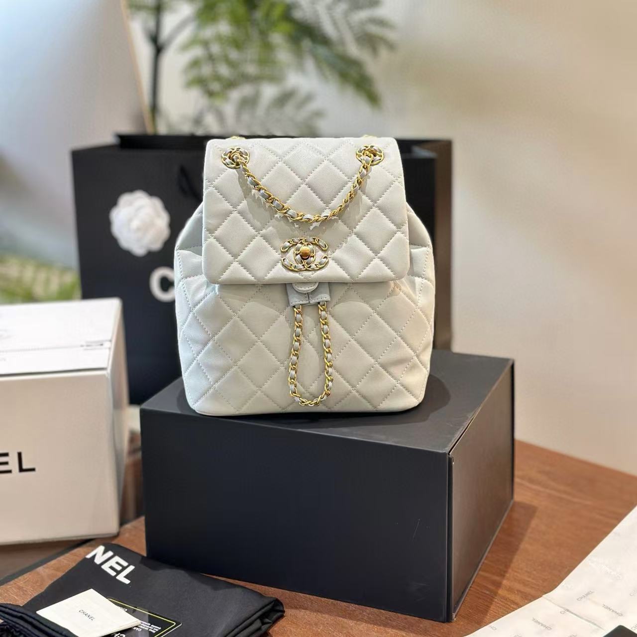 CHANE1 CF フラップ チェーン バックパック【50％割引+送料無料】