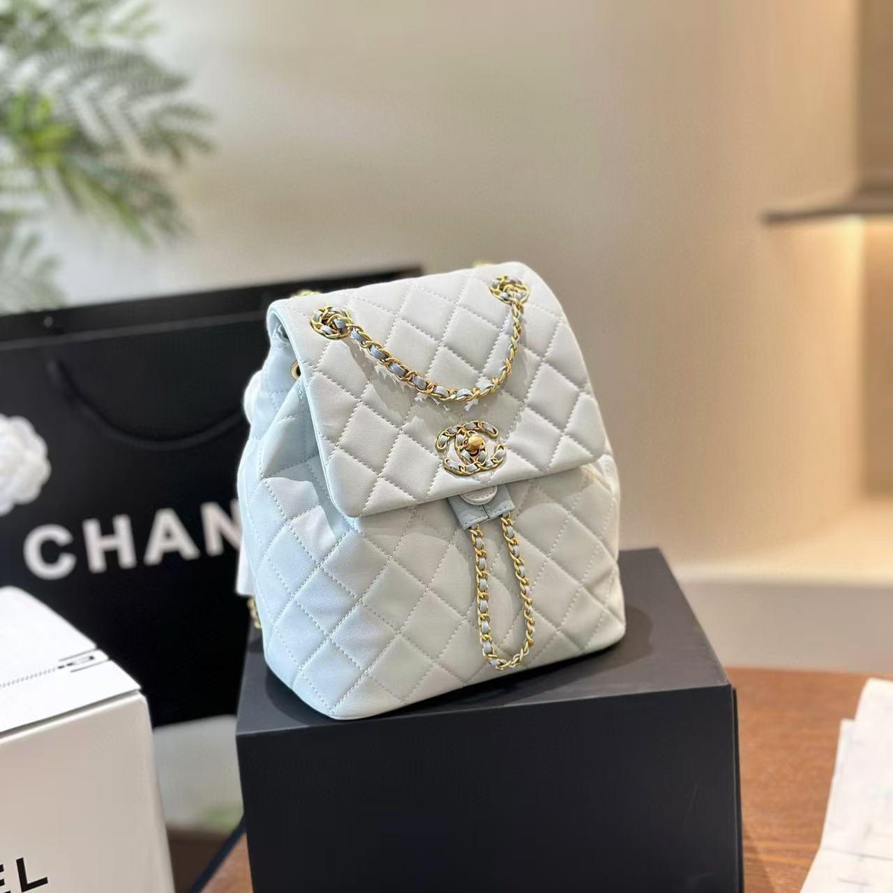 CHANE1 CF フラップ チェーン バックパック【50％割引+送料無料】