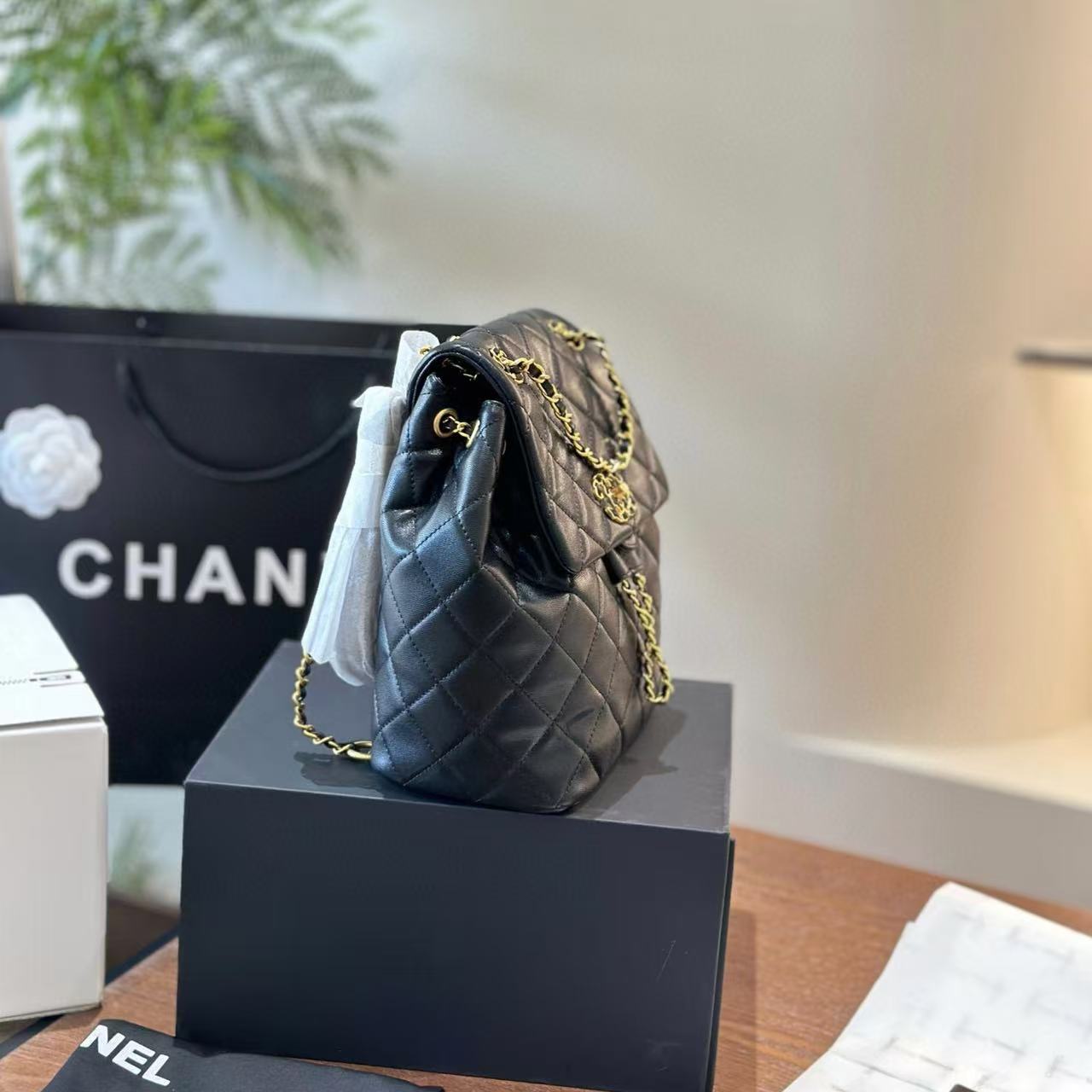 CHANE1 CF フラップ チェーン バックパック【50％割引+送料無料】