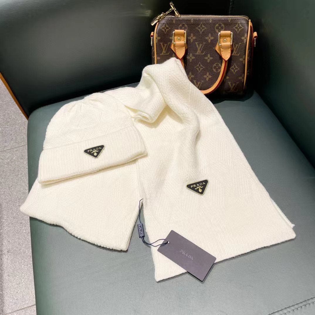 PR4DA ウール帽子+スカーフ2点セット【50％割引+送料無料】