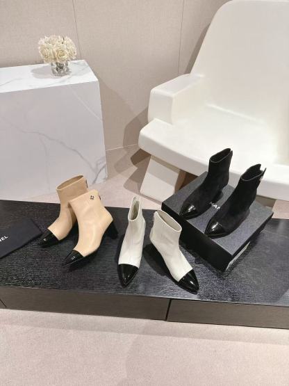 CHANE1 高品質ポインテッドトゥブーツ【50％割引+送料無料】