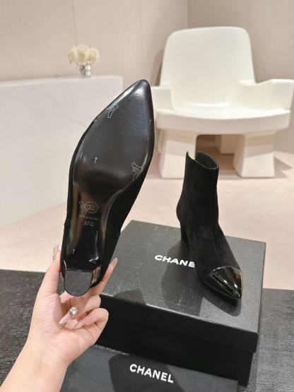 CHANE1 高品質ポインテッドトゥブーツ【50％割引+送料無料】