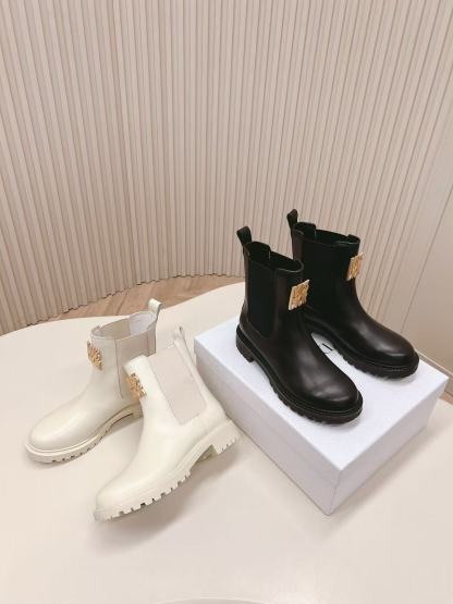 DI0R MISS 高品質牛革ショートブーツ【50％割引+送料無料】