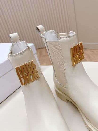 DI0R MISS 高品質牛革ショートブーツ【50％割引+送料無料】