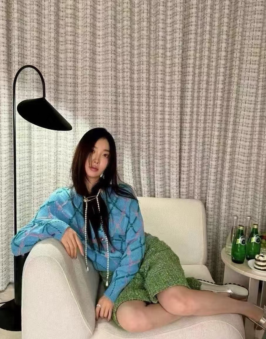 CHANE1ボタンダブルCパールセーターチェーン【50％割引+送料無料】