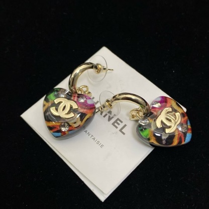 CHANE1 カラフルハートピアス【50％割引+送料無料】