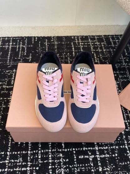 M1UM1U カラフルなレースアップカジュアルシューズ【50％割引+送料無料】