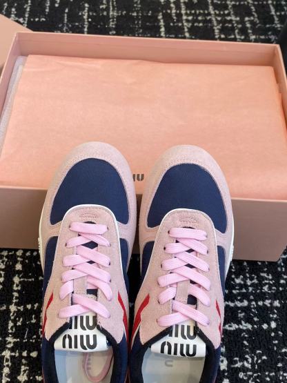 M1UM1U カラフルなレースアップカジュアルシューズ【50％割引+送料無料】