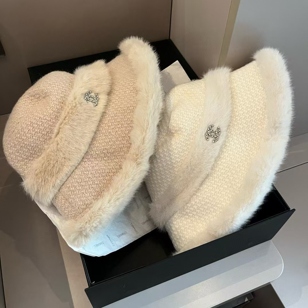 CHANE1 プラッシュウールバケットハット【50％割引+送料無料】