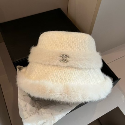 CHANE1 プラッシュウールバケットハット【50％割引+送料無料】