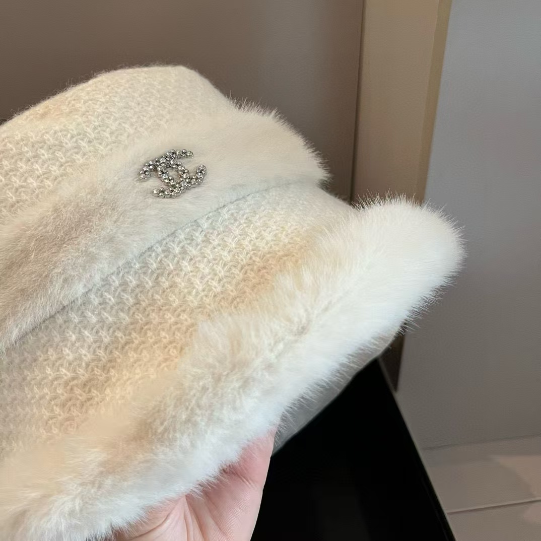 CHANE1 プラッシュウールバケットハット【50％割引+送料無料】